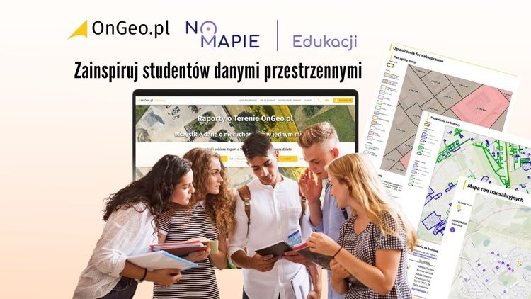 V edycja programu OnGeo Na Mapie Edukacji. Bezpłatne dane GIS dla uczelni i studentów