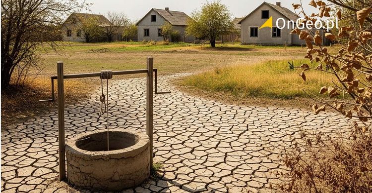 Niżówka hydrologiczna - ryzyko wysychania studni 