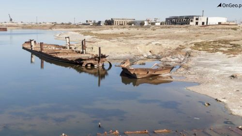 Nieruchomość Zmiany klimatu spowodowały, że Jezioro Aralskie prawie nie istnieje