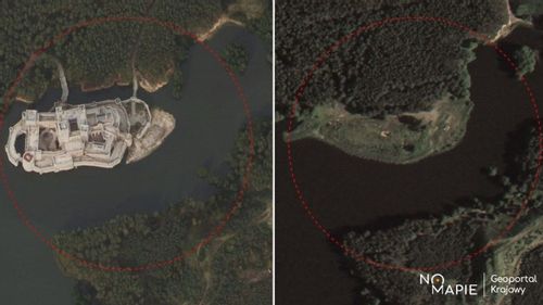 Nieruchomość Archiwalne zdjęcia lotnicze w Geoportalu Na Mapie