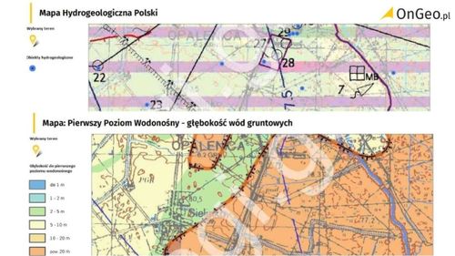 Nieruchomość Mapa Hydrogeologiczna Polski (MHP)